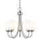 Millennium Lighting Ivey Lake 5 Light Chandelier Fixture in Satin Nickel