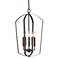 Millennium Lighting Ivey Lake 5 Light Pendant Fixture in Rubbed Bronze