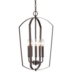 Millennium Lighting Ivey Lake 5 Light Pendant Fixture in Rubbed Bronze