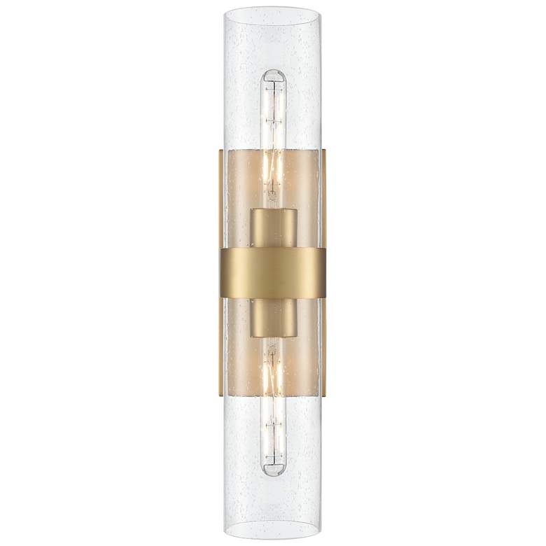 Image 2 Millennium Lighting Jamison 22.75 Inch High 2-Light Sconce in Brass more views