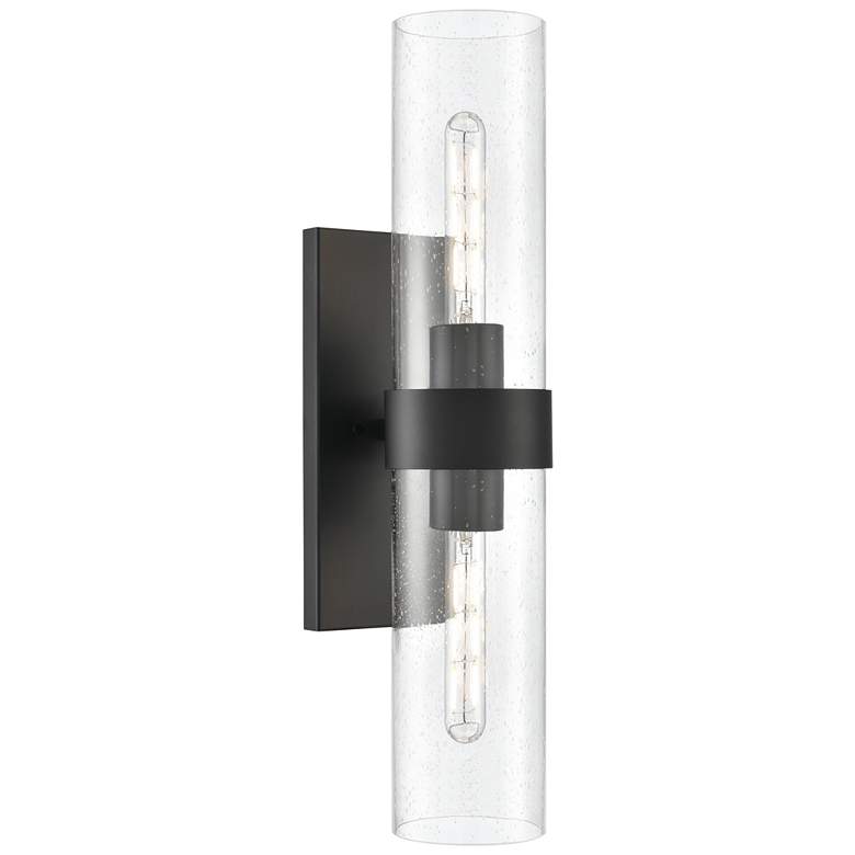 Image 1 Millennium Lighting Jamison 22.75 Inch High 2-Light Sconce in Matte Black