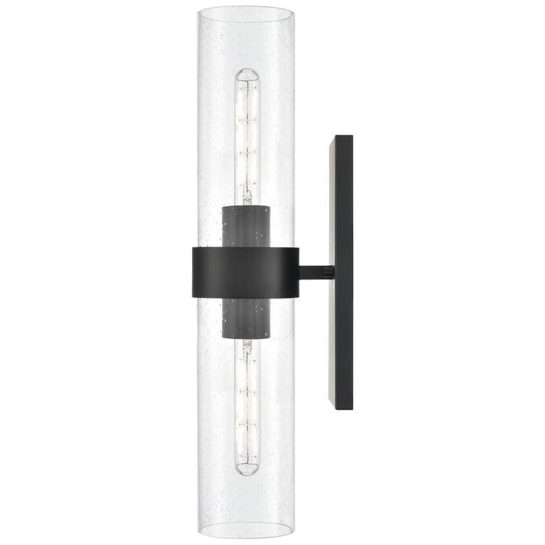 Image 3 Millennium Lighting Jamison 22.75 Inch High 2-Light Sconce in Matte Black more views