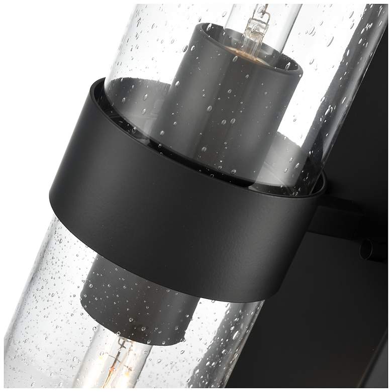 Image 5 Millennium Lighting Jamison 22.75 Inch High 2-Light Sconce in Matte Black more views