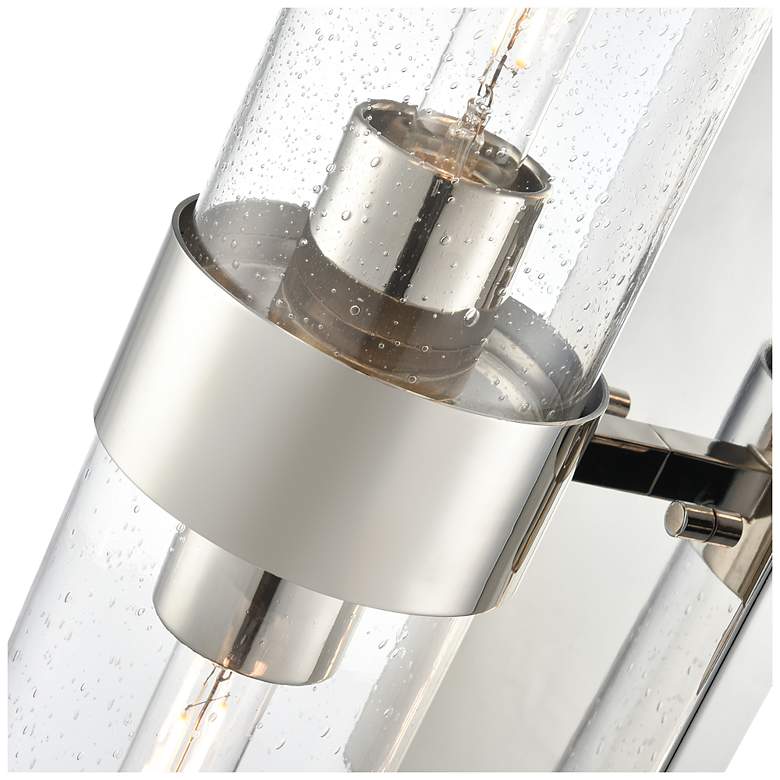 Image 5 Millennium Lighting Jamison 22.75 Inch High 2-Light Sconce in Nickel more views