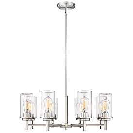 Image1 of Millennium Lighting Janna 8 Light Chandelier in Brushed Nickel
