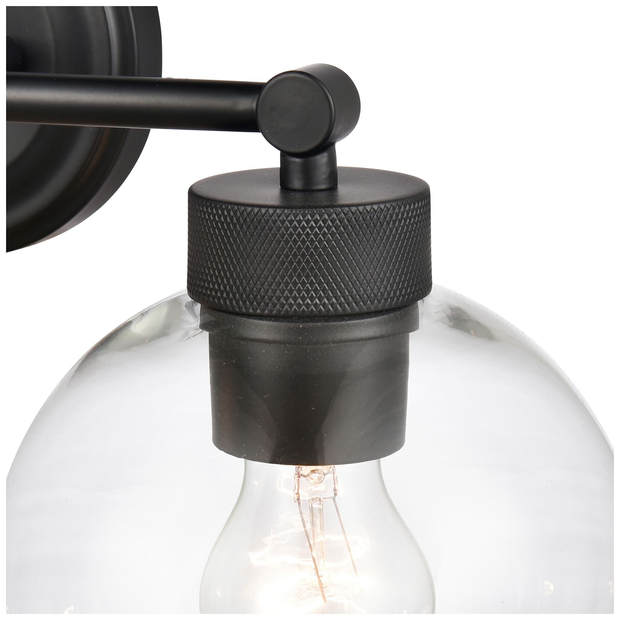 Image 3 Millennium Lighting Jonatan 2-Light Vanity Light in Matte Black more views