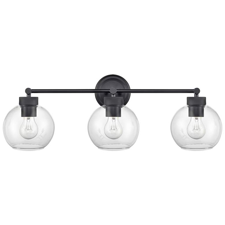 Image 1 Millennium Lighting Jonatan 3-Light Vanity Light in Matte Black