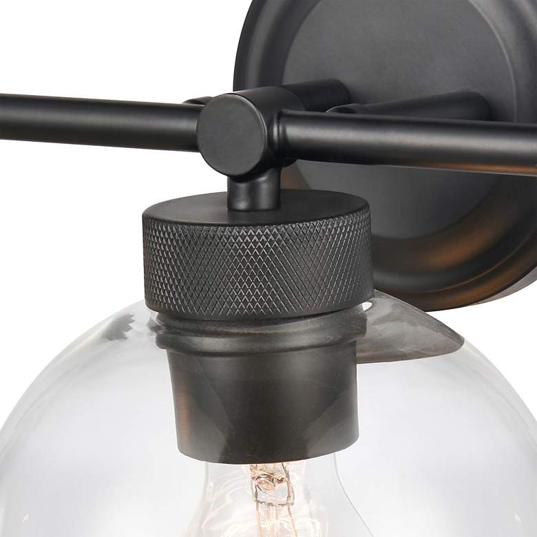Image 3 Millennium Lighting Jonatan 3-Light Vanity Light in Matte Black more views