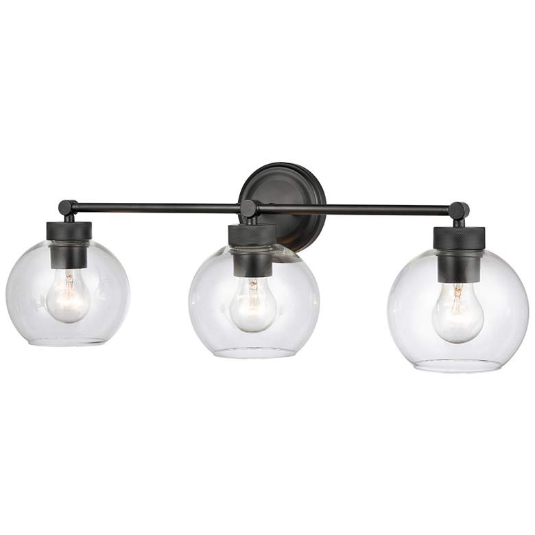 Image 4 Millennium Lighting Jonatan 3-Light Vanity Light in Matte Black more views