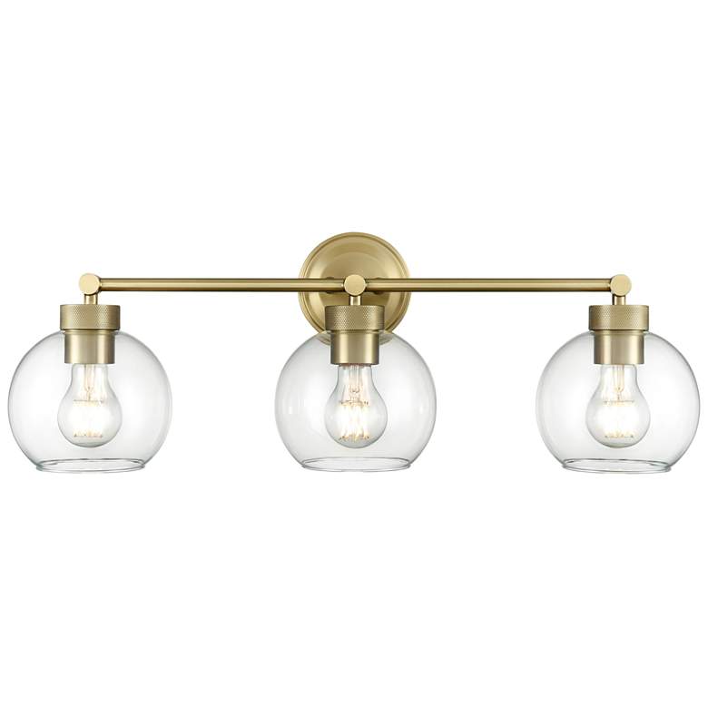 Image 1 Millennium Lighting Jonatan 3-Light Vanity Light in Vintage Brass