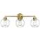 Millennium Lighting Jonatan 3-Light Vanity Light in Vintage Brass