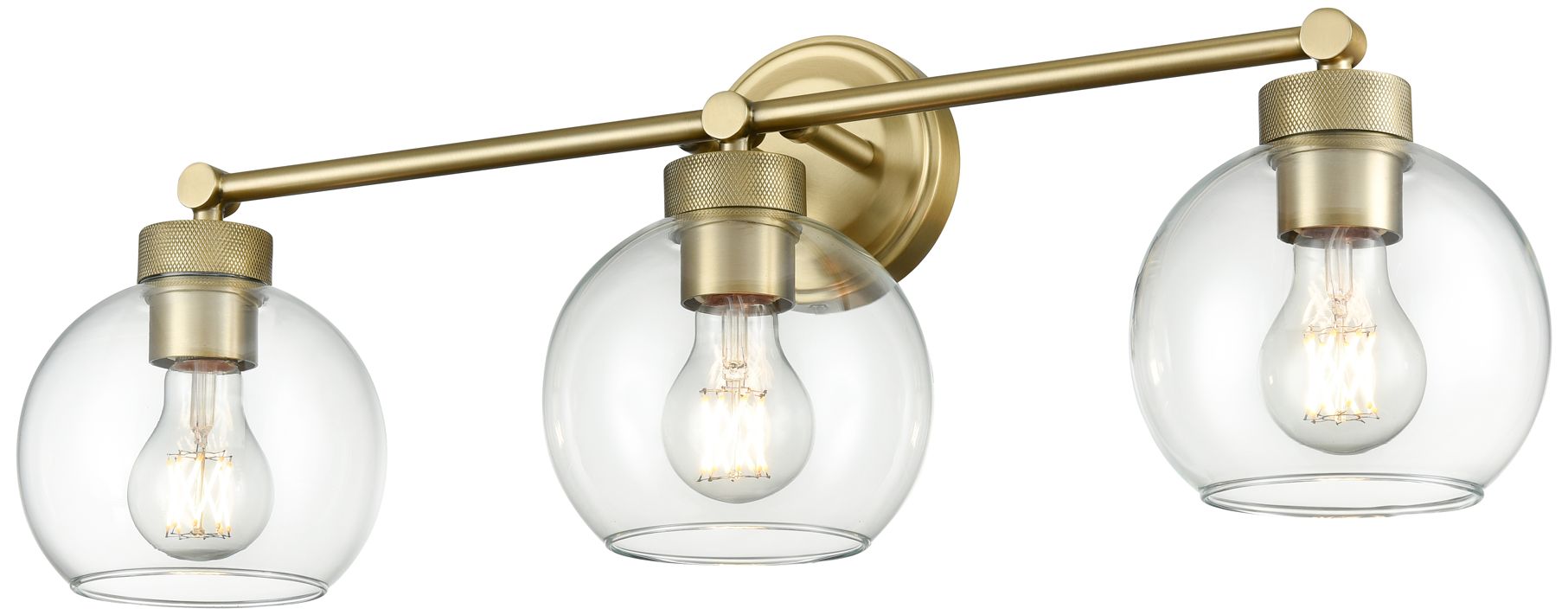 Image 2 Millennium Lighting Jonatan 3-Light Vanity Light in Vintage Brass more views
