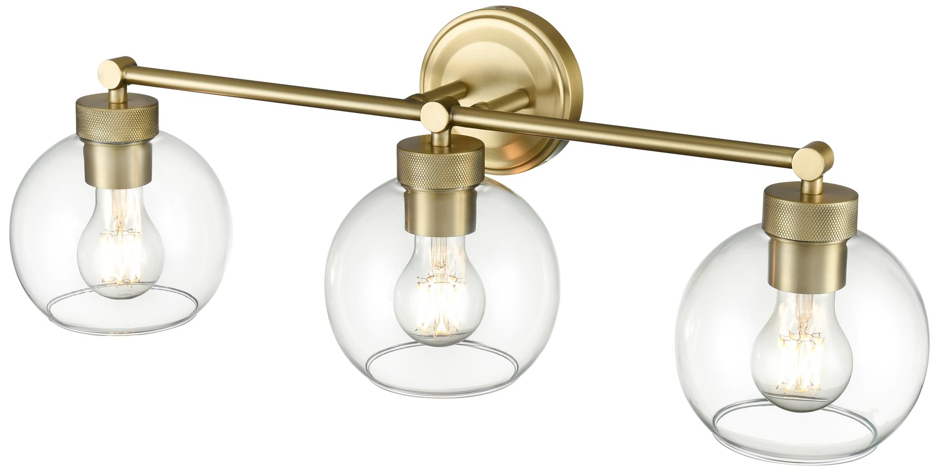 Image 3 Millennium Lighting Jonatan 3-Light Vanity Light in Vintage Brass more views