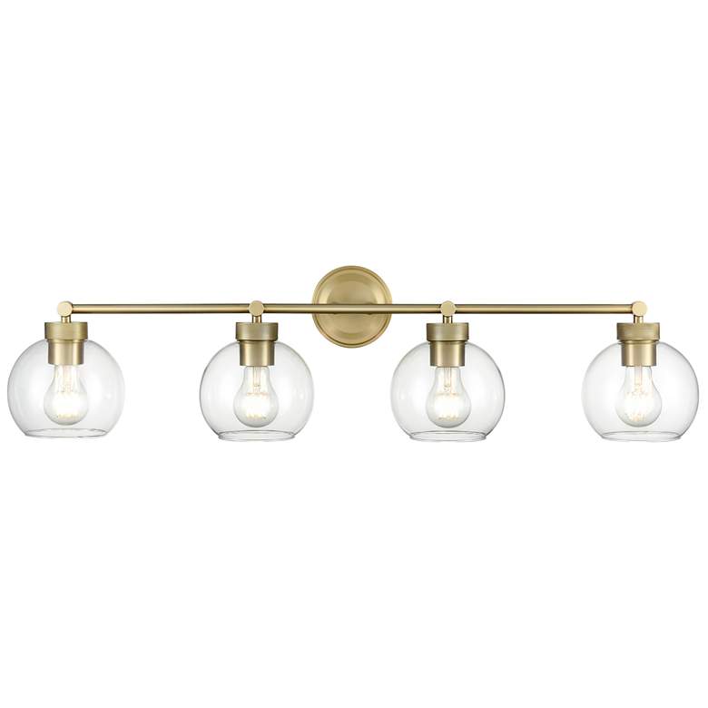 Image 1 Millennium Lighting Jonatan 4-Light Vanity Light in Vintage Brass