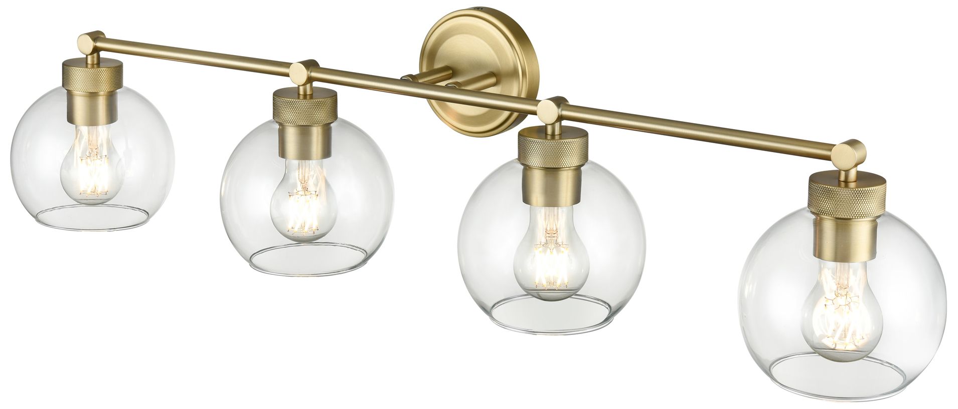 Image 3 Millennium Lighting Jonatan 4-Light Vanity Light in Vintage Brass more views