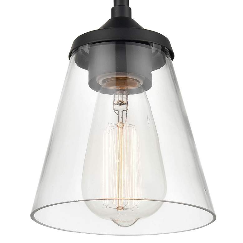 Image 2 Millennium Lighting Josleen 1 Light Pendant Fixture in Matte Black more views