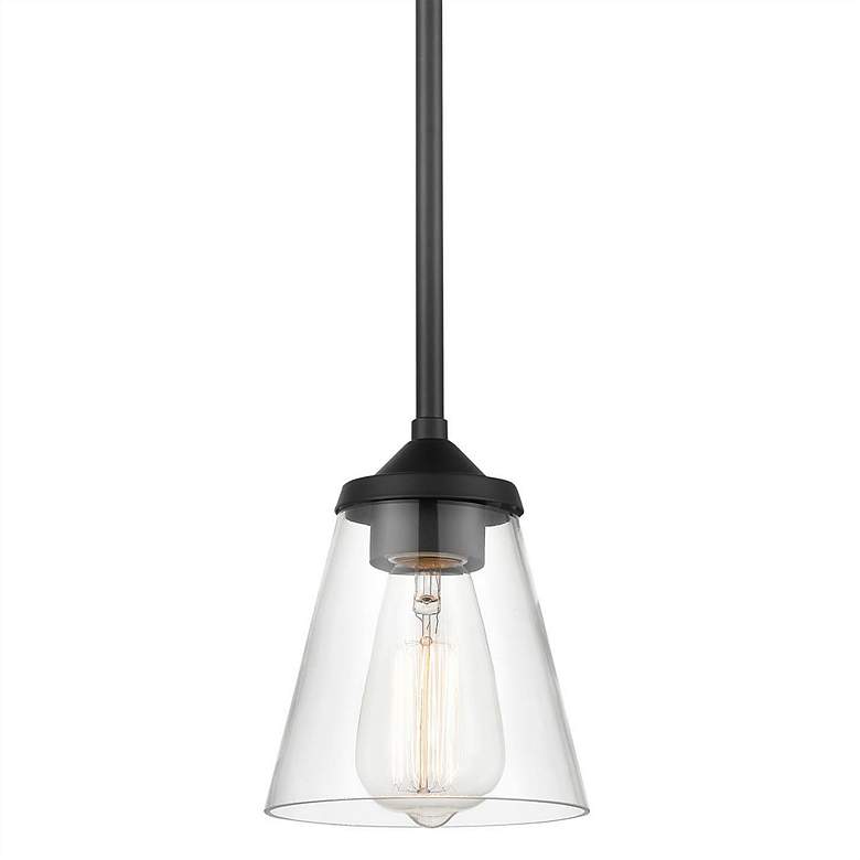 Image 3 Millennium Lighting Josleen 1 Light Pendant Fixture in Matte Black more views