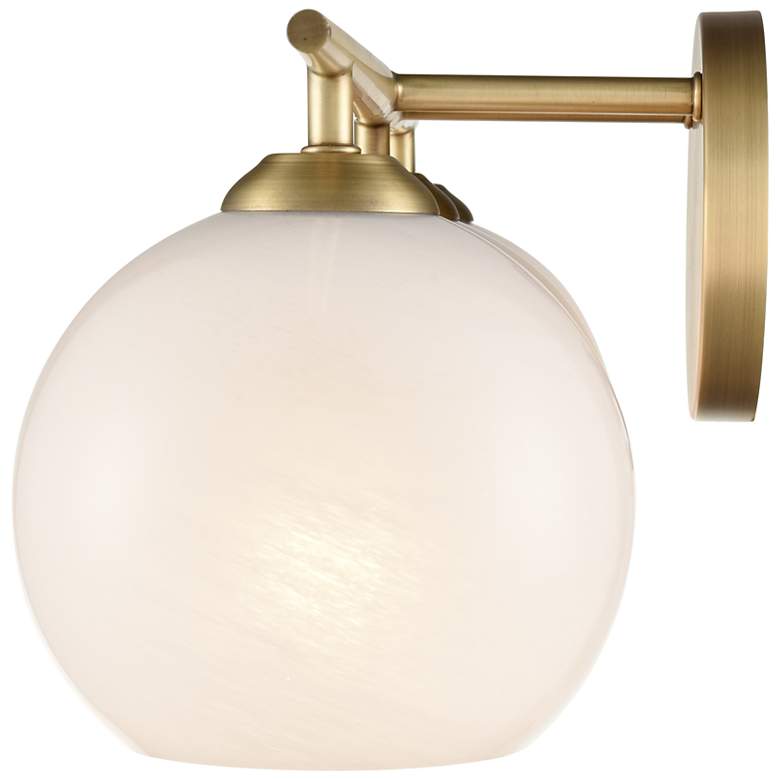 Image 5 Millennium Lighting Kimorra 3-Light Vanity Light in Vintage Brass more views