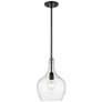 1_Millennium Lighting Lamara 1-Light Pendant in Matte Black