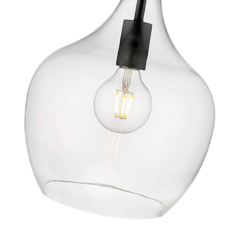 Image 6 Millennium Lighting Lamara 1-Light Pendant in Matte Black more views