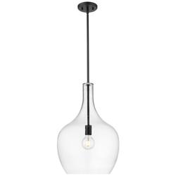 Millennium Lighting Lamara 1-Light Pendant in Matte Black