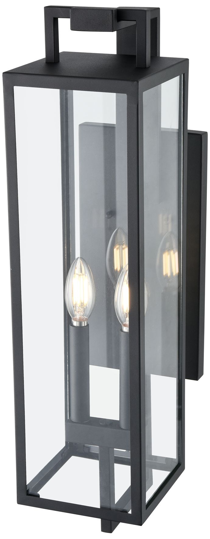 Image 3 Millennium Lighting Lamont 2-Light Textured Black Outdoor Wall Sconce more views
