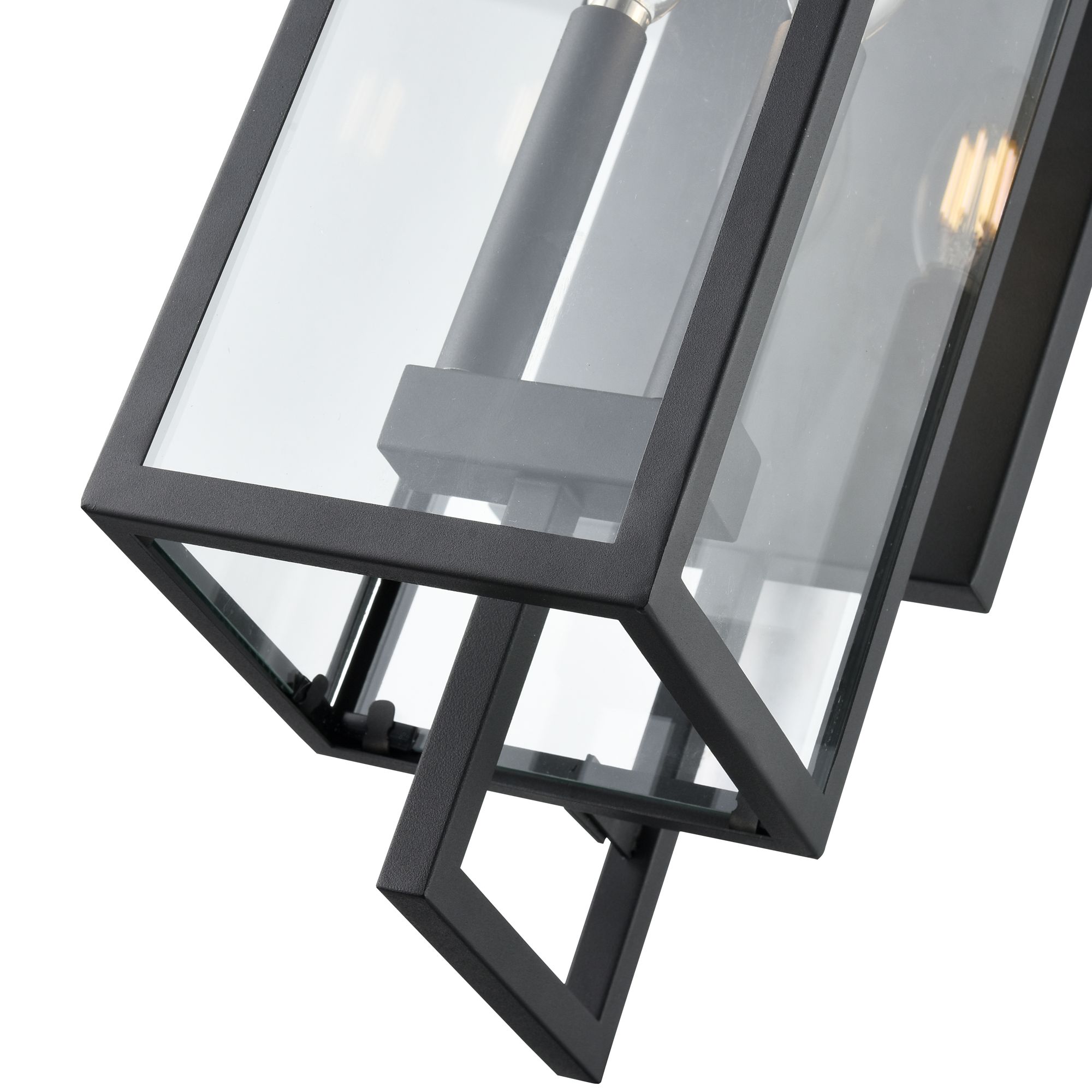 Image 5 Millennium Lighting Lamont 2-Light Textured Black Outdoor Wall Sconce more views