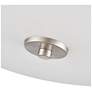 4_Millennium Lighting Laphia 13 1/4" Opal and Nickel Ceiling Light more views