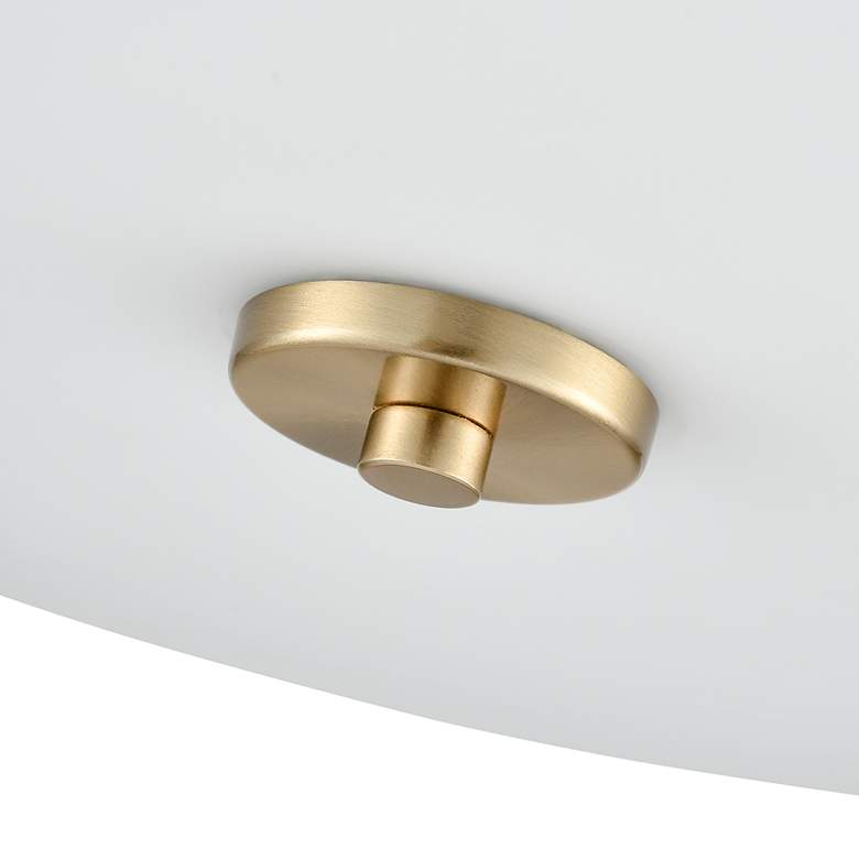Image 3 Millennium Lighting Laphia 15 3/4" Modern Gold 3-Light Ceiling Light more views