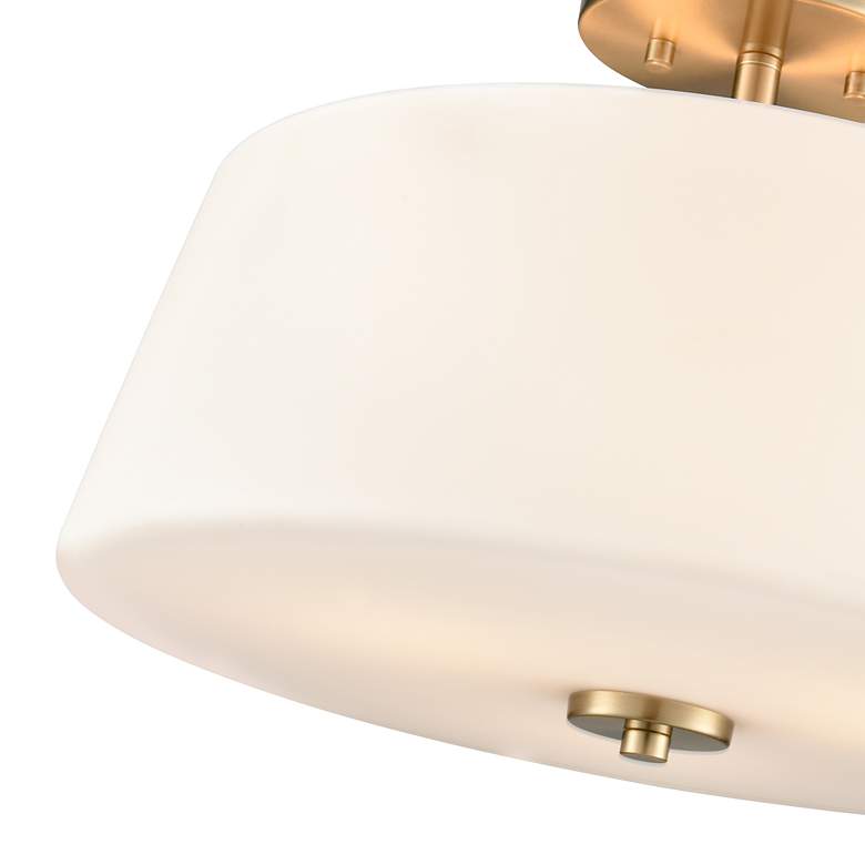 Image 4 Millennium Lighting Laphia 15 3/4" Modern Gold 3-Light Ceiling Light more views
