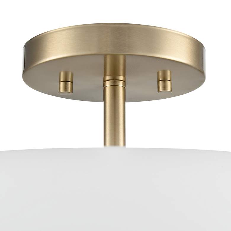 Image 5 Millennium Lighting Laphia 15 3/4" Modern Gold 3-Light Ceiling Light more views