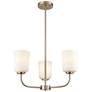 1_Millennium Lighting Laphia 21" Wide 3-Light Modern Gold Chandelier