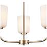 3_Millennium Lighting Laphia 21" Wide 3-Light Modern Gold Chandelier more views