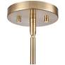 6_Millennium Lighting Laphia 21" Wide 3-Light Modern Gold Chandelier more views