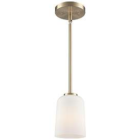 Image1 of Millennium Lighting Laphia 5" Wide Modern Gold 1-Light Mini-Pendant