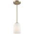 Millennium Lighting Laphia 5" Wide Modern Gold 1-Light Mini-Pendant