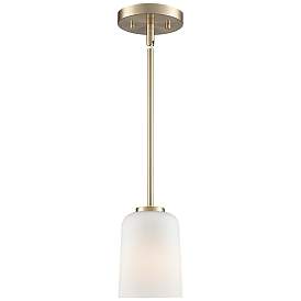 Image2 of Millennium Lighting Laphia 5" Wide Modern Gold 1-Light Mini-Pendant more views