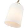 Thumbnail3 of Millennium Lighting Laphia 5" Wide Modern Gold 1-Light Mini-Pendant more views