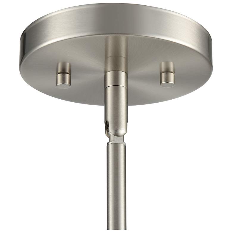 Image 6 Millennium Lighting Laphia 8" Wide 1-Light Pendant in Brushed Nickel more views