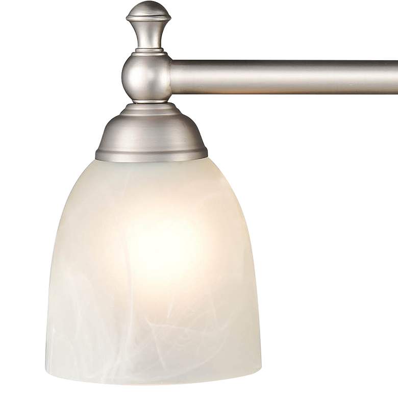 Image 2 Millennium Lighting Lassa 21 1/2" Wide Satin Nickel 3-Light Bath Light more views