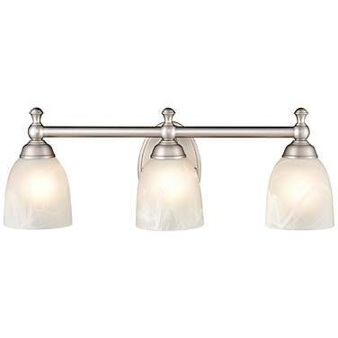 Millennium Lighting Lassa 21 1/2" Wide Satin Nickel 3-Light Bath Light