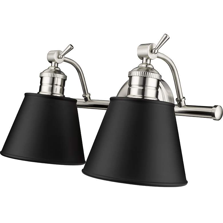 Image 2 Millennium Lighting Layne 2 Light Vanity Fixture in Brushed Nickel more views