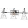 Millennium Lighting Layton 3-Light Vanity Light in Brushed Nickel