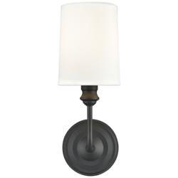 Millennium Lighting Leena 1-Light Indoor Wall Sconce in Matte Black