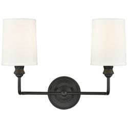 Millennium Lighting Leena 2-Light Vanity Light in Matte Black