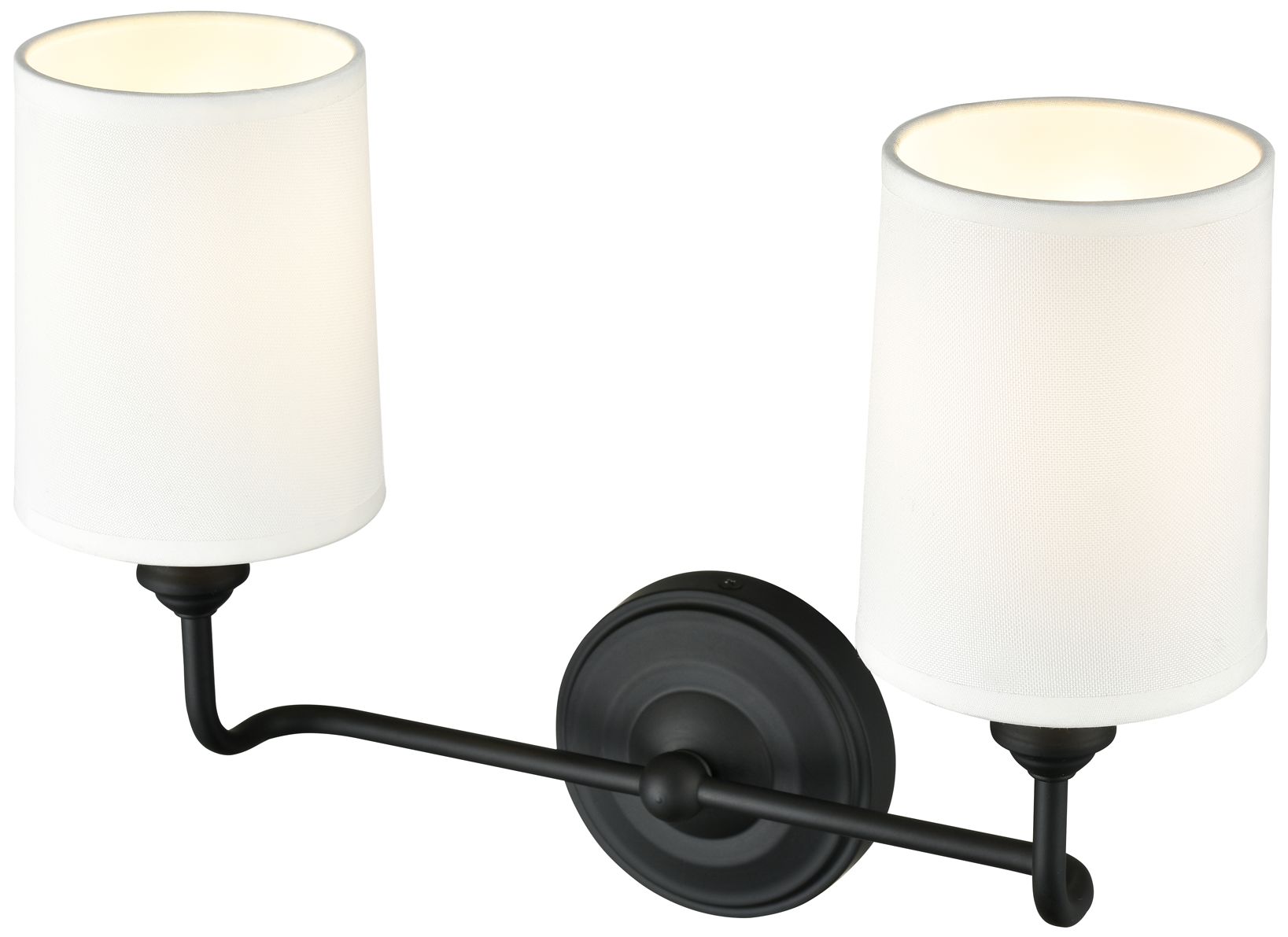 Image 3 Millennium Lighting Leena 2-Light Vanity Light in Matte Black more views