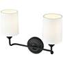 3_Millennium Lighting Leena 2-Light Vanity Light in Matte Black more views