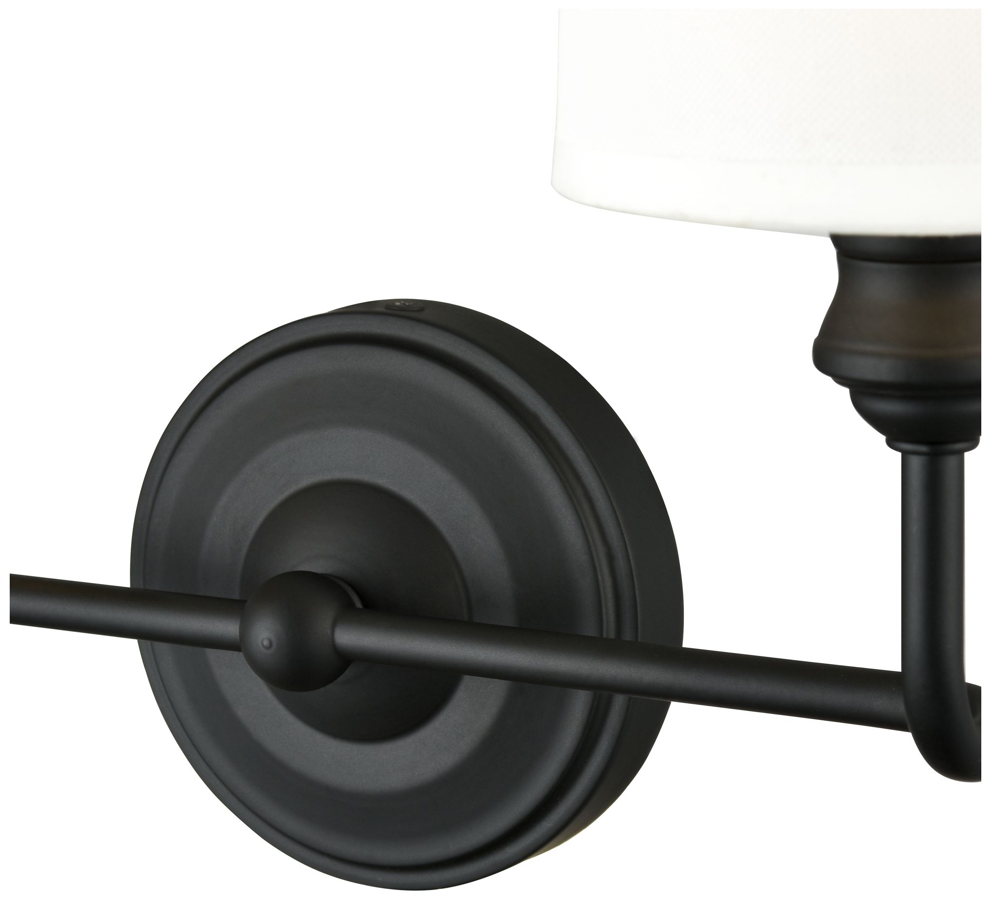 Image 5 Millennium Lighting Leena 2-Light Vanity Light in Matte Black more views