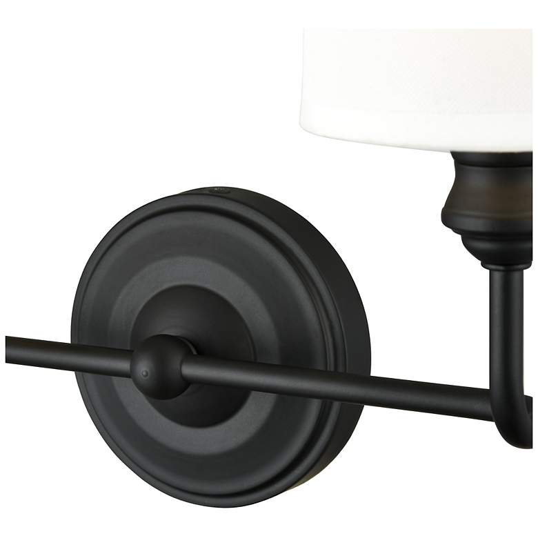 Image 5 Millennium Lighting Leena 2-Light Vanity Light in Matte Black more views
