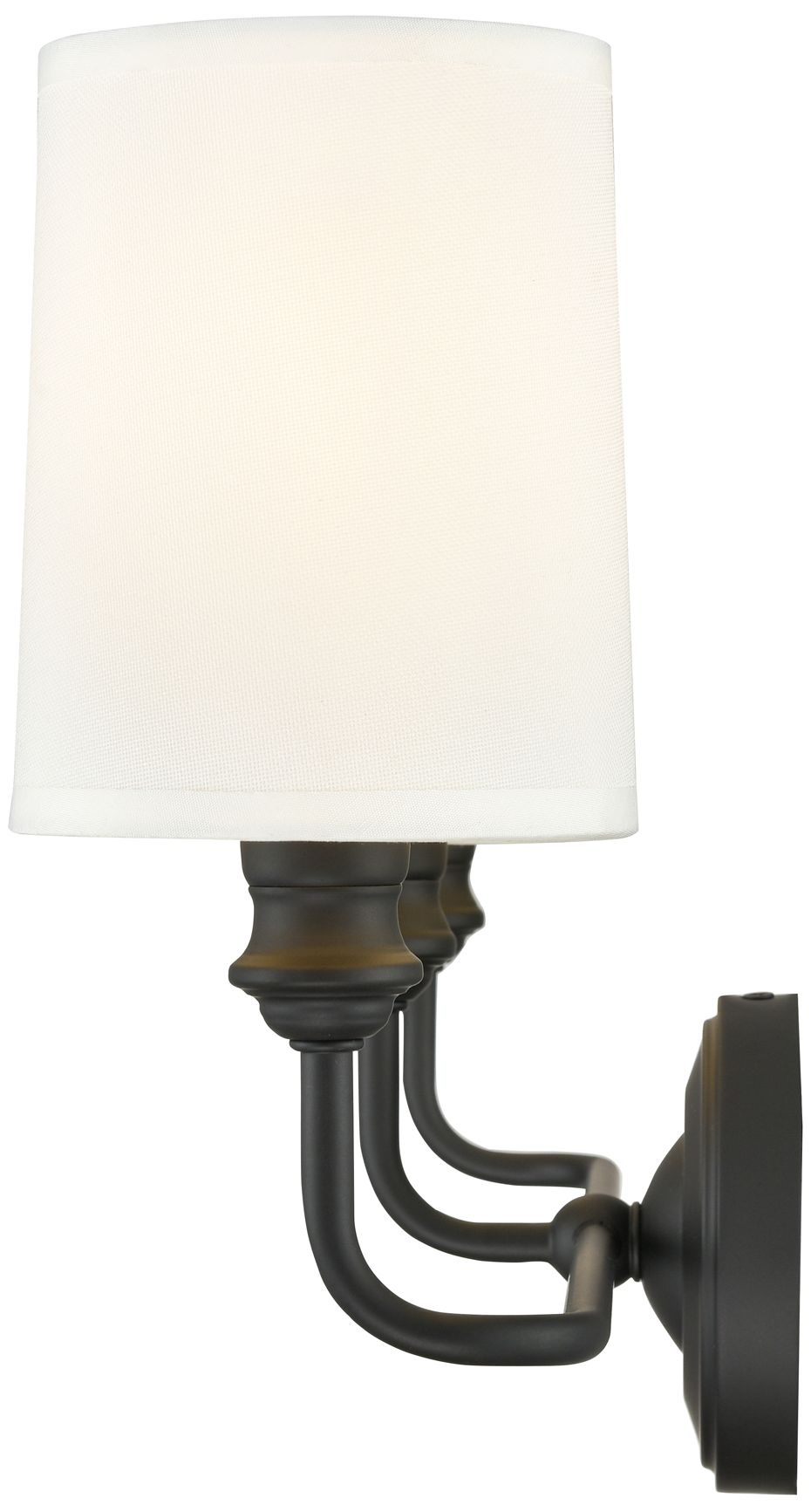 Image 4 Millennium Lighting Leena 3-Light Vanity Light in Matte Black more views